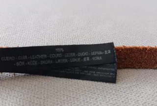 Cinturón Massimo Dutti Piel Marrón