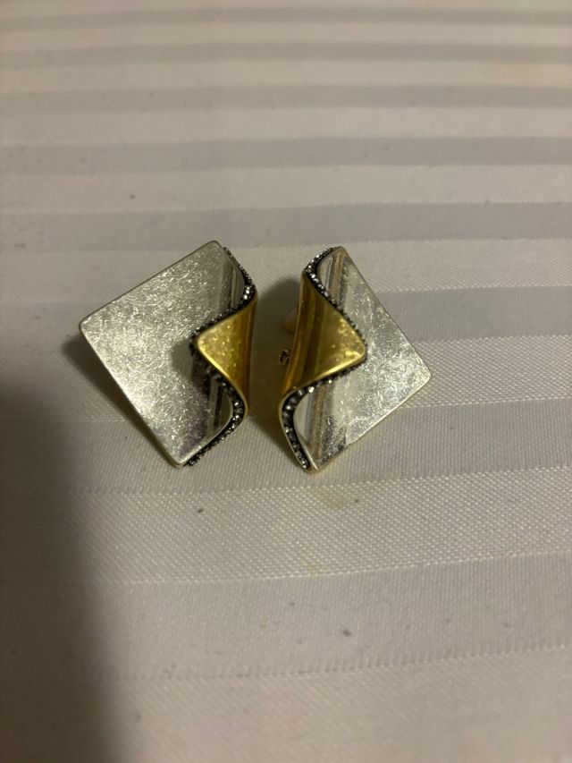 Pendientes Zara dorados y plateados