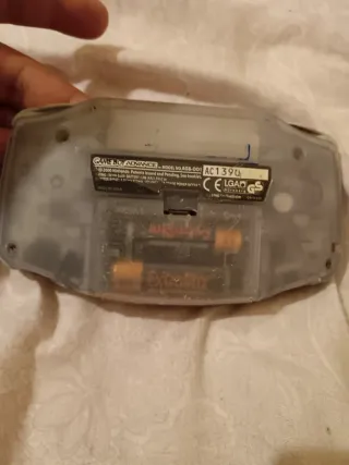 Nintendo Game Boy Advance Gris Transparente