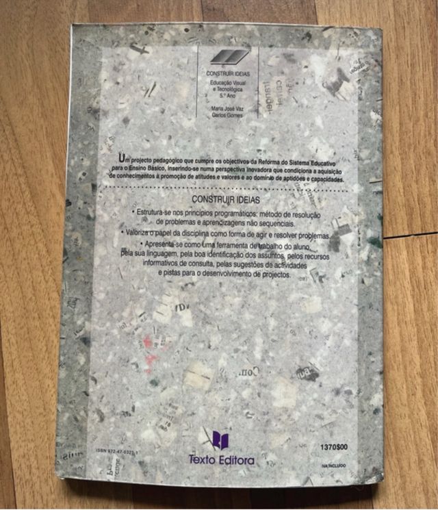 Livro construir ideias (E.V.T. 5.ano)