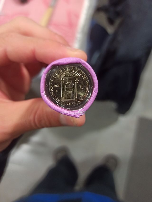 MONEDA DE 2€ CONMEMORATIVA 🇮🇹 2025 JUBILEO 2'85€
