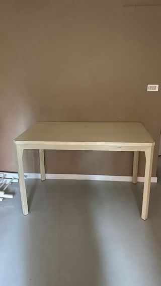 Tavolo Ikea legno “naturale” con cassetto posate