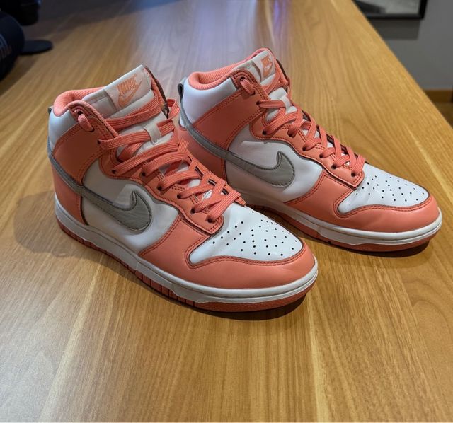 Nike Dunk High Salmon Grey