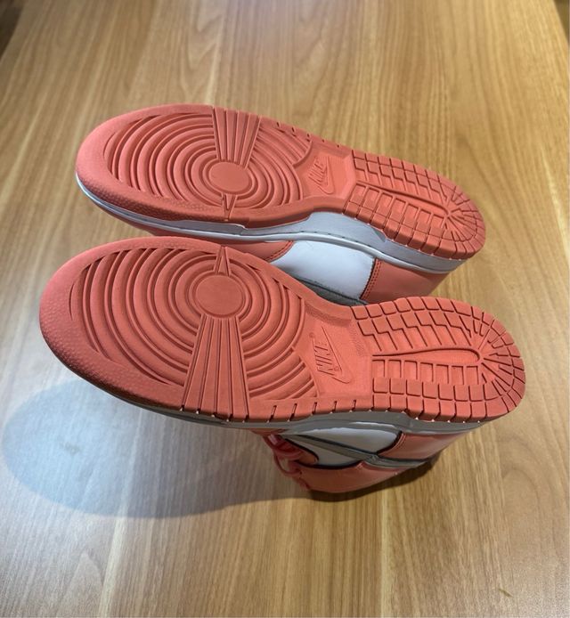 Nike Dunk High Salmon Grey