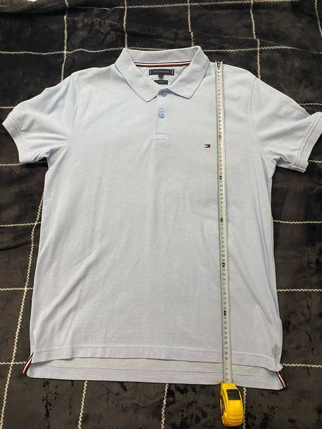 Polo Tommy Hilfiger Hombre Azul claro XL