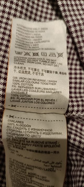 Camisa Superdry Cuadros Marrón y Blanco