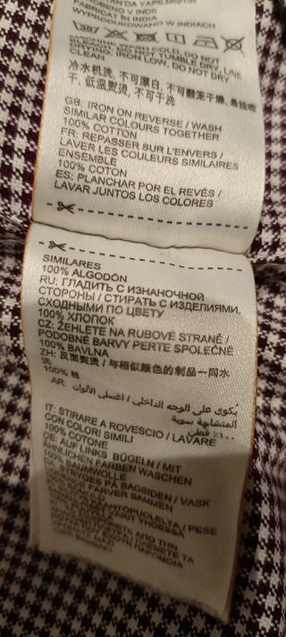 Camisa Superdry Cuadros Marrón y Blanco