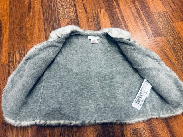 Chaleco pelo niña Zara Talla 2-3