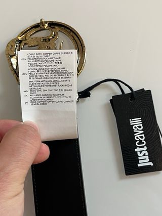 Cintura Just Cavalli Serpente Made in Italy