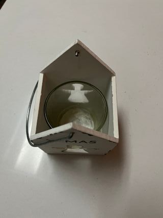 Addobbi di Natale - Portacandele casetta