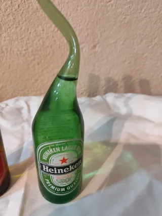 Bottiglie di birra decorative Estrella Damm Heineke