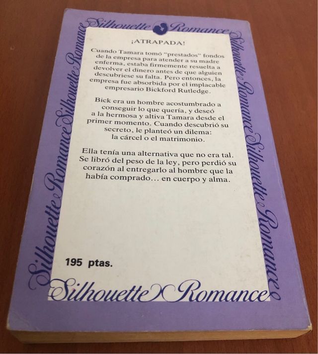 Libro Silhouette Romance Janet Dailey ¡Atrapada!
