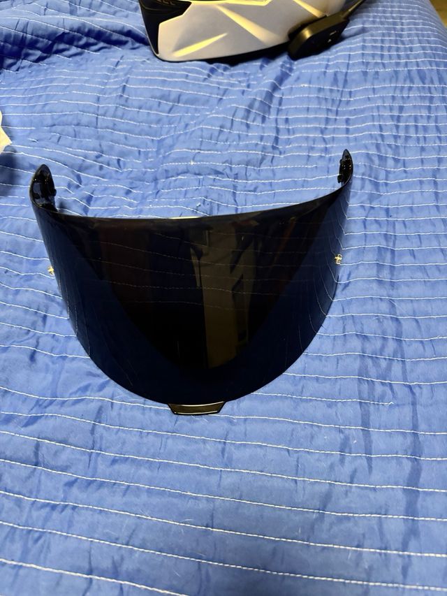 Casco KYT TT-Course Blanco Nuevo Dos visores