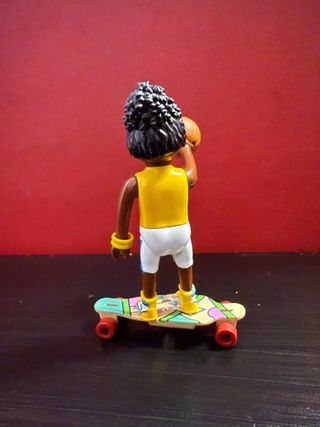 Playmobil Serie Basket con Skateboard