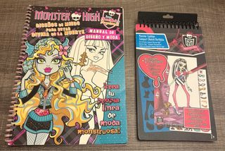 2 libri di design e moda di Monster High