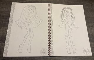 2 libri di design e moda di Monster High