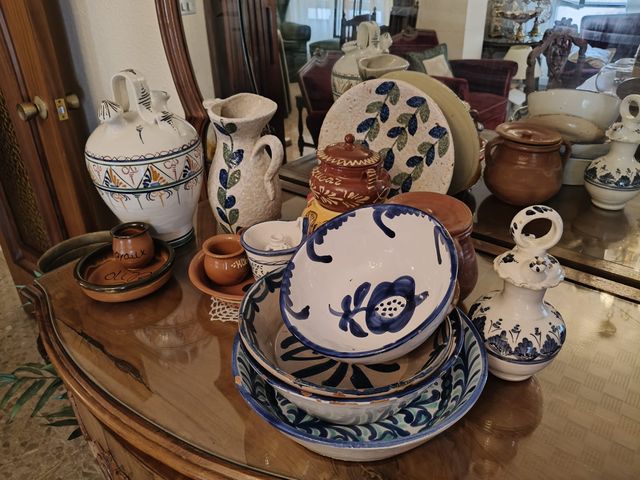 Lote de cerámica artesanal