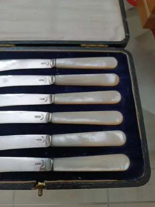 Set 6 coltelli manico madreperla scatola