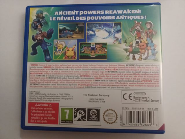 Pokémon Zafiro Alfa Edición Limitada Nintendo