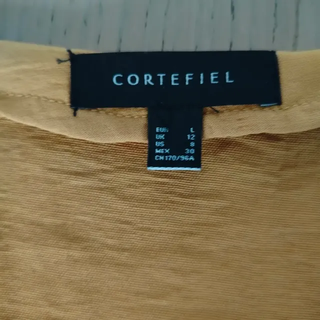 Vestido Cortefiel Verano Color mostaza .Talla M