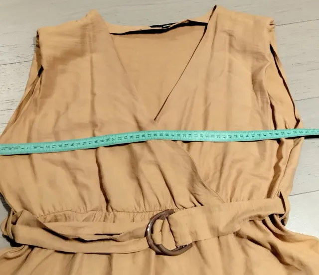 Vestido Cortefiel Verano Color mostaza .Talla M