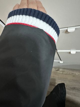 Abrigo Largo Tommy Hilfiger Negro plumas