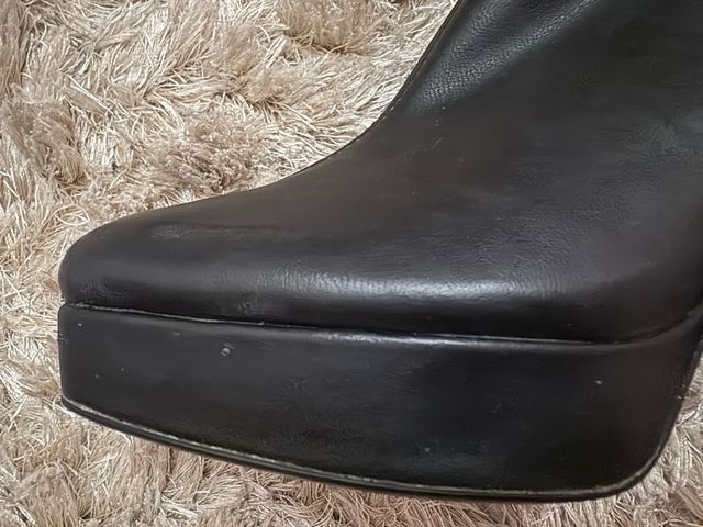 Botas tacón plataforma negras