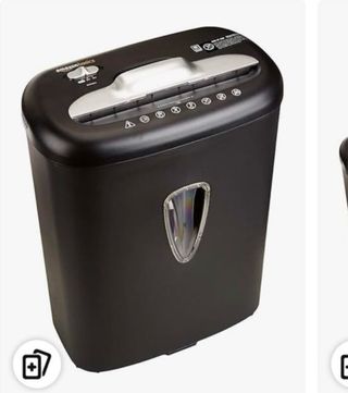 Trituradora de papel Amazon Basics