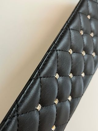 Cintura Liu Jo nera con borchie dorate