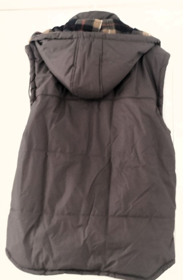 Chaleco reversible capucha XL hombre