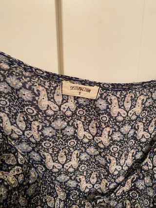 Camiseta tirantes SystemAction floral S