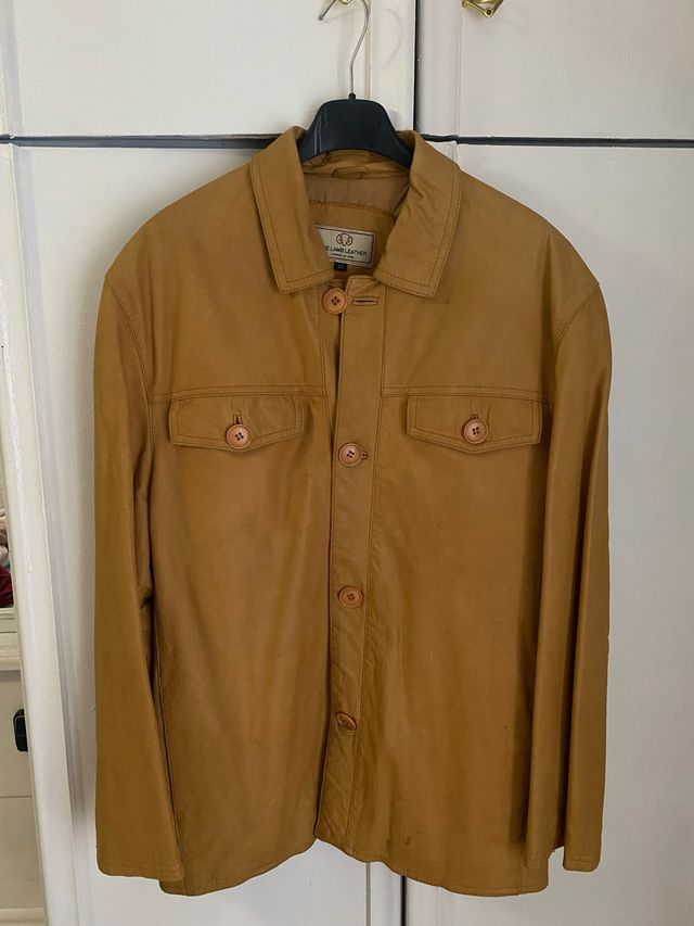 Chaqueta de cuero hombre