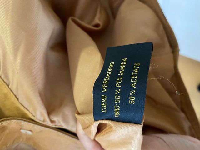 Chaqueta de cuero hombre