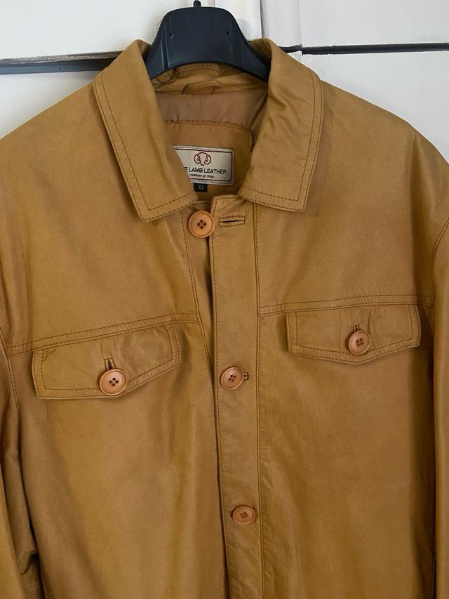 Chaqueta de cuero hombre