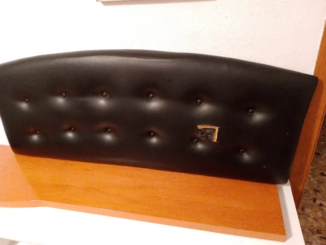 Cabecero de cama negro 135cm