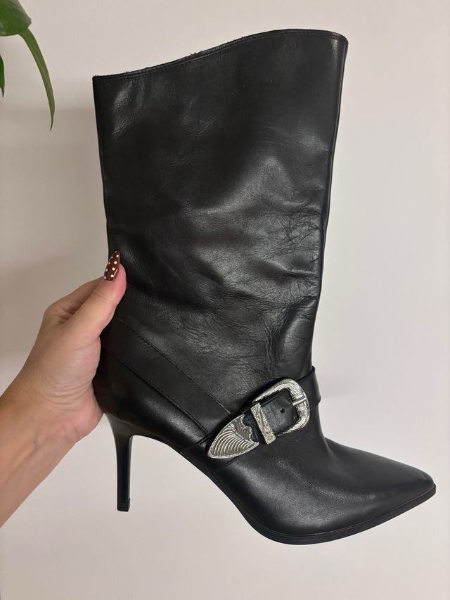 Botas Zara Piel Talla 41