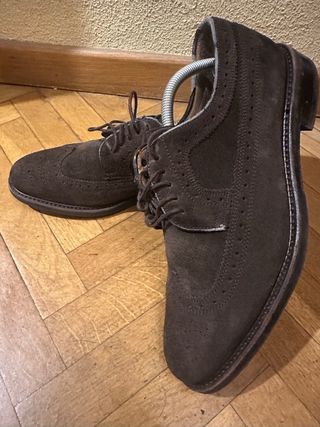 Zapatos Sebago ante marrón hombre