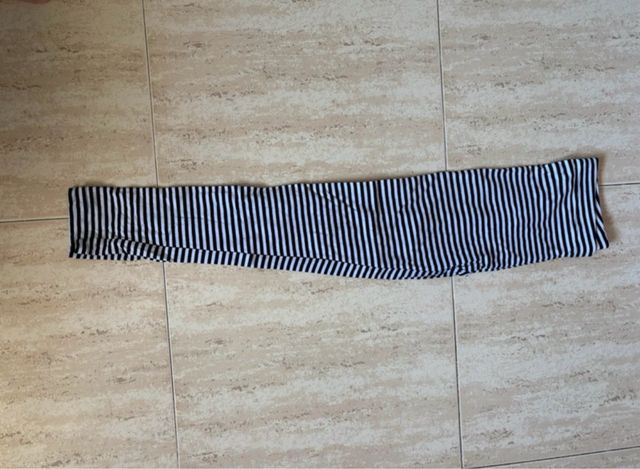 Leggings rayas azul marino y blanco