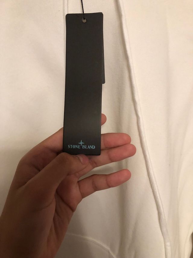 Sudadera Stone Island Blanca