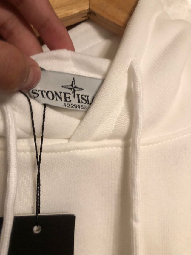 Sudadera Stone Island Blanca