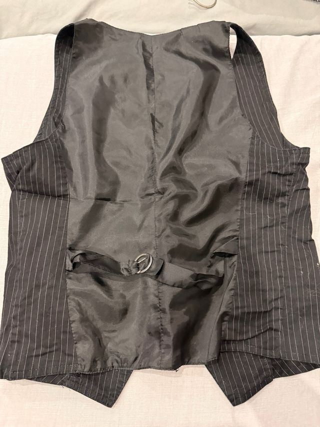 Chaleco de vestir con rayas