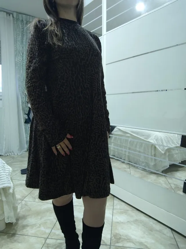 Abito invernale fantasia animalier