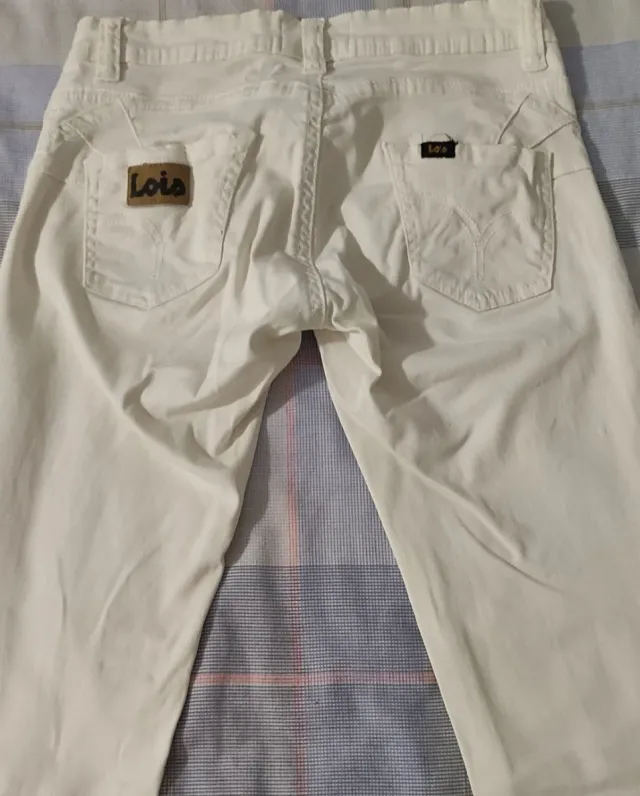 Pantalones Mujer Rojos y Blancos