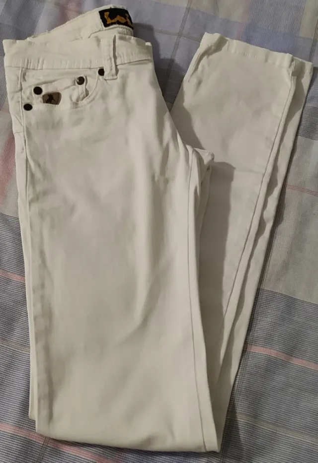 Pantalones Mujer Rojos y Blancos