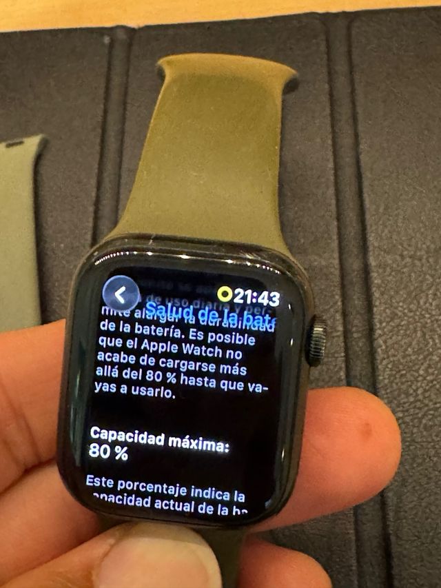 Apple Watch Series 7 41mm Verde y Azul Marino