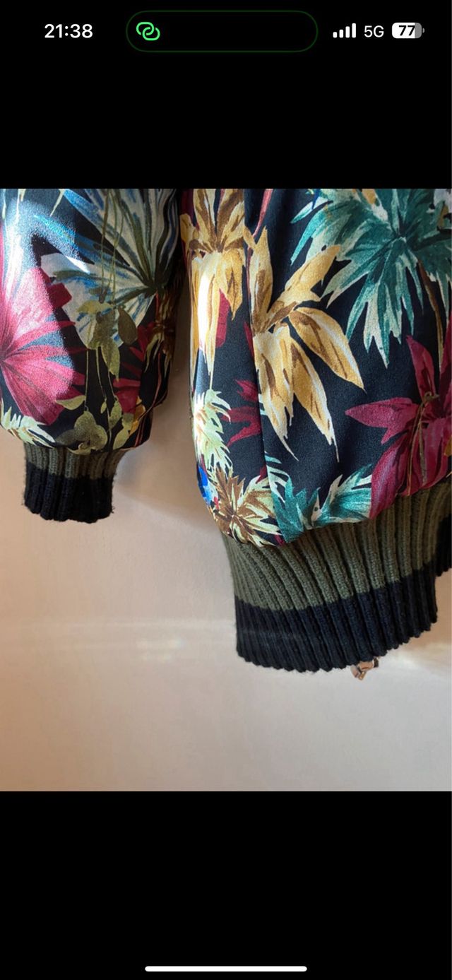 Bomber oversize estampado Zara