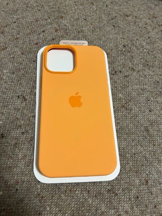 Cover iPhone 13 Pro Max Silicone MagSafe Arancione