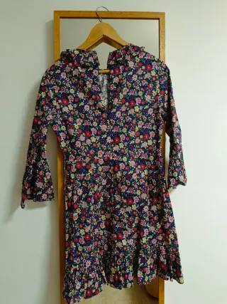 Vestido Kling floral manga larga