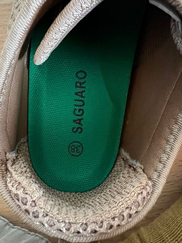 Zapatillas Saguaro Talla 38 Beige