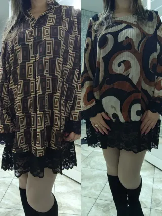 Set 2 Maglie Lunghe Donna